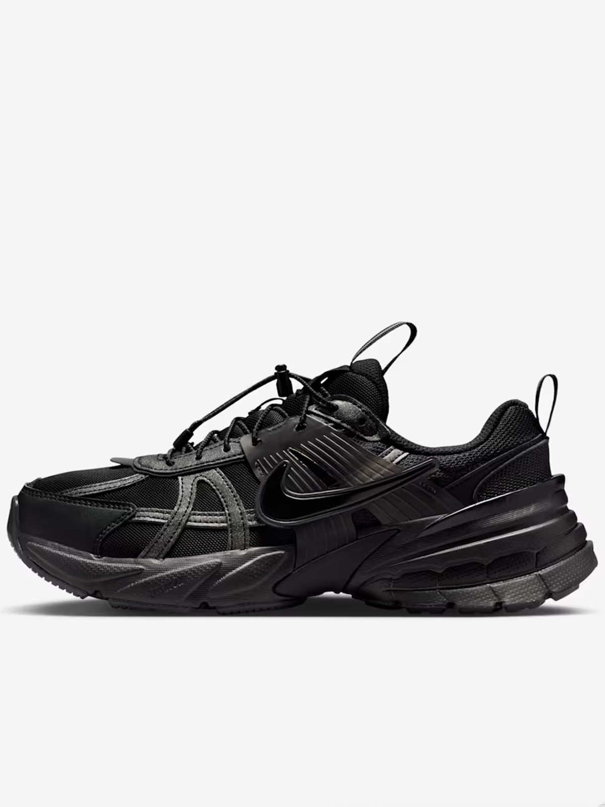 Nike V2k Run Women&#039;s Shoes - Black/metallic Silver/anthracite/black - Size 5