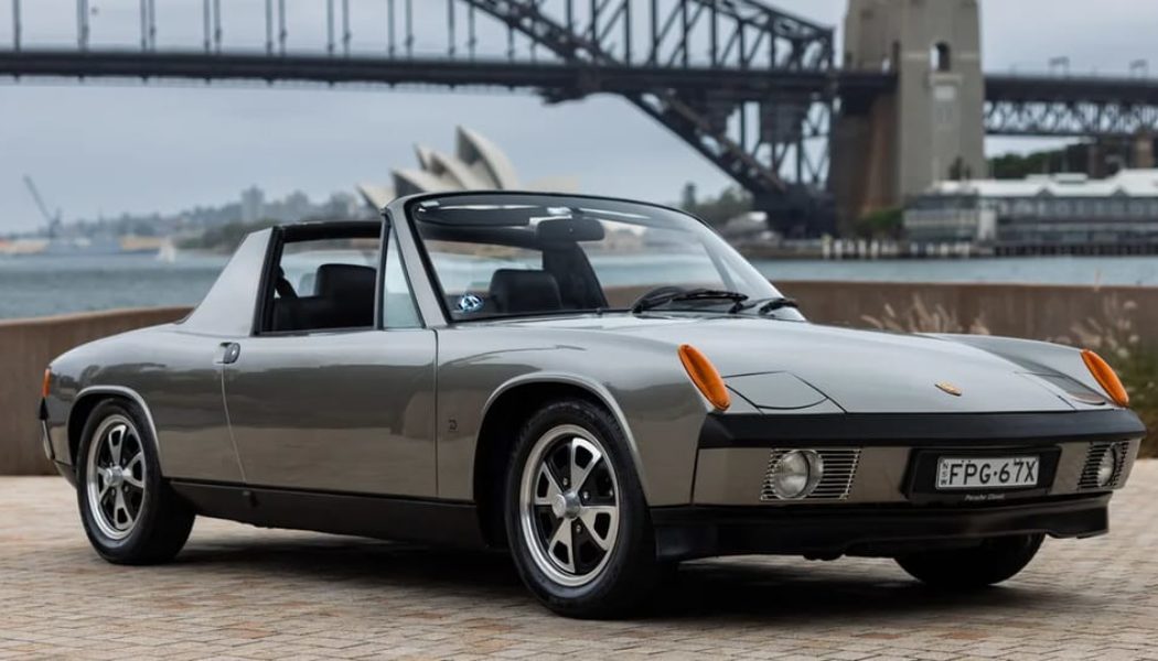 Ultra-Rare Factory-Restored 1970 Porsche 914 Targa in Liquid Silver Is up for Auction