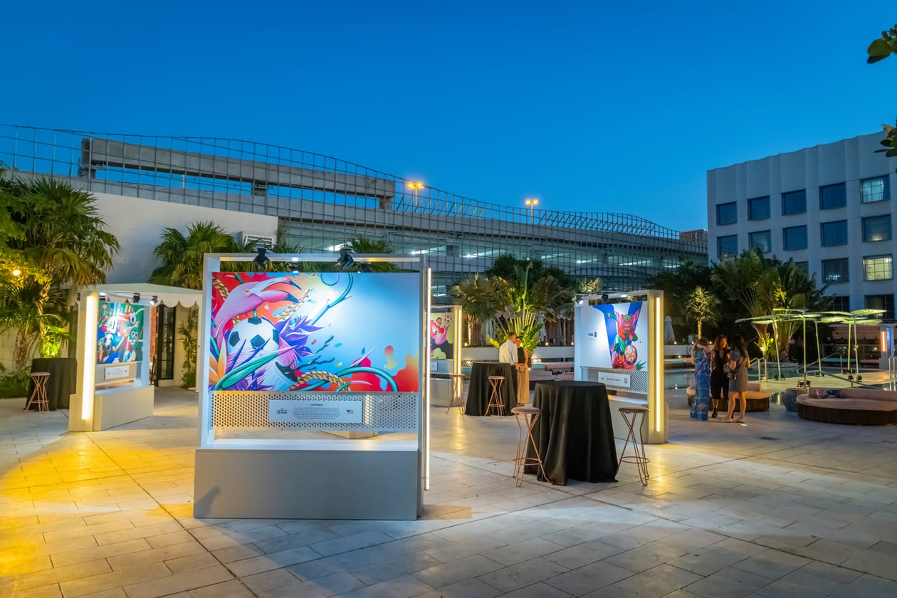 Visa Launches Football-Themed Global Art Collection with JOOPITER Miami Artworks