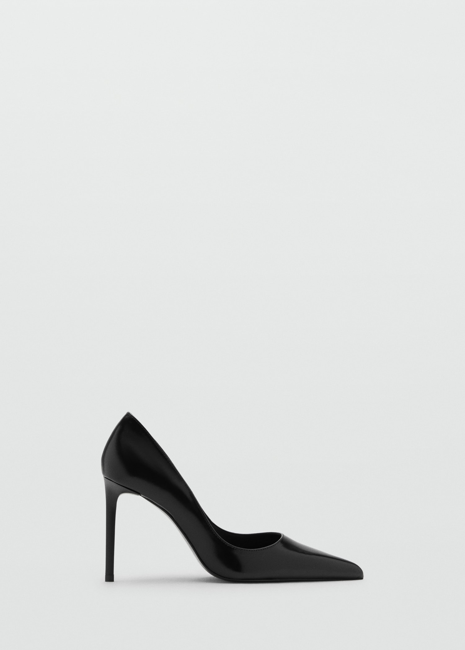 Pointed-Toe Leather Heeled Shoes - Women | Mango Usa