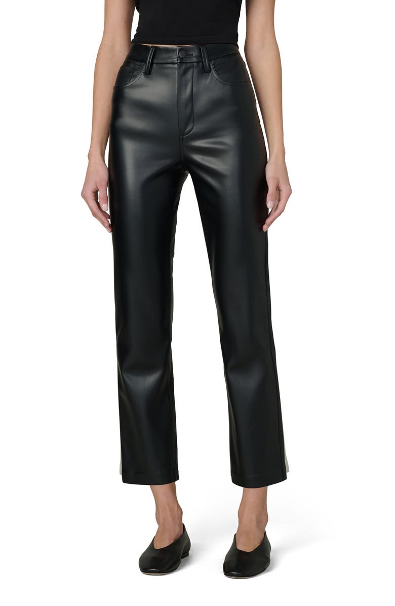 Lyra Slim Ankle Faux Leather Pants