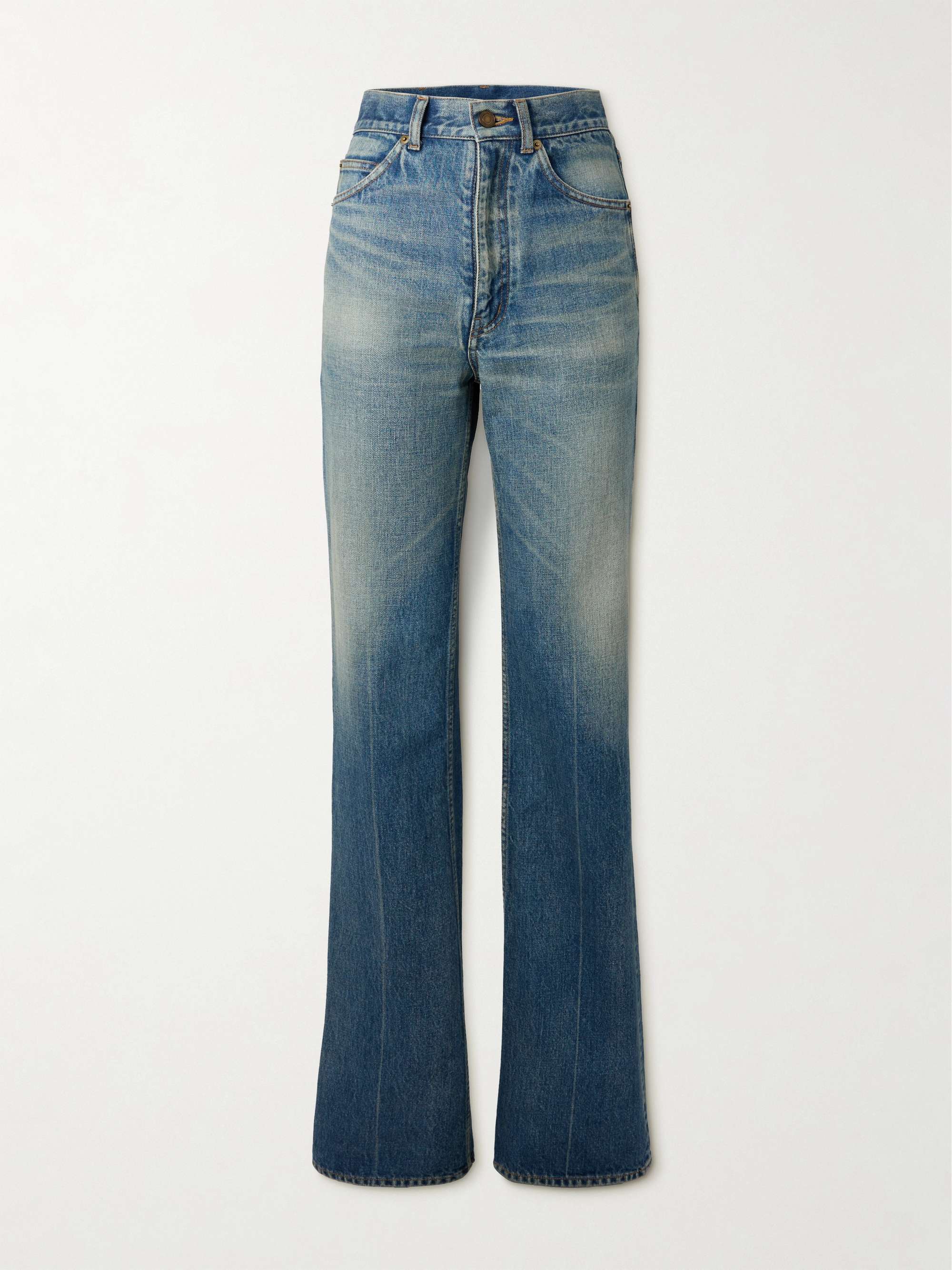 High-Rise Bootcut Jeans
