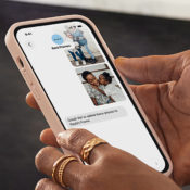 You can now text photos directly to Aura’s digital picture frames