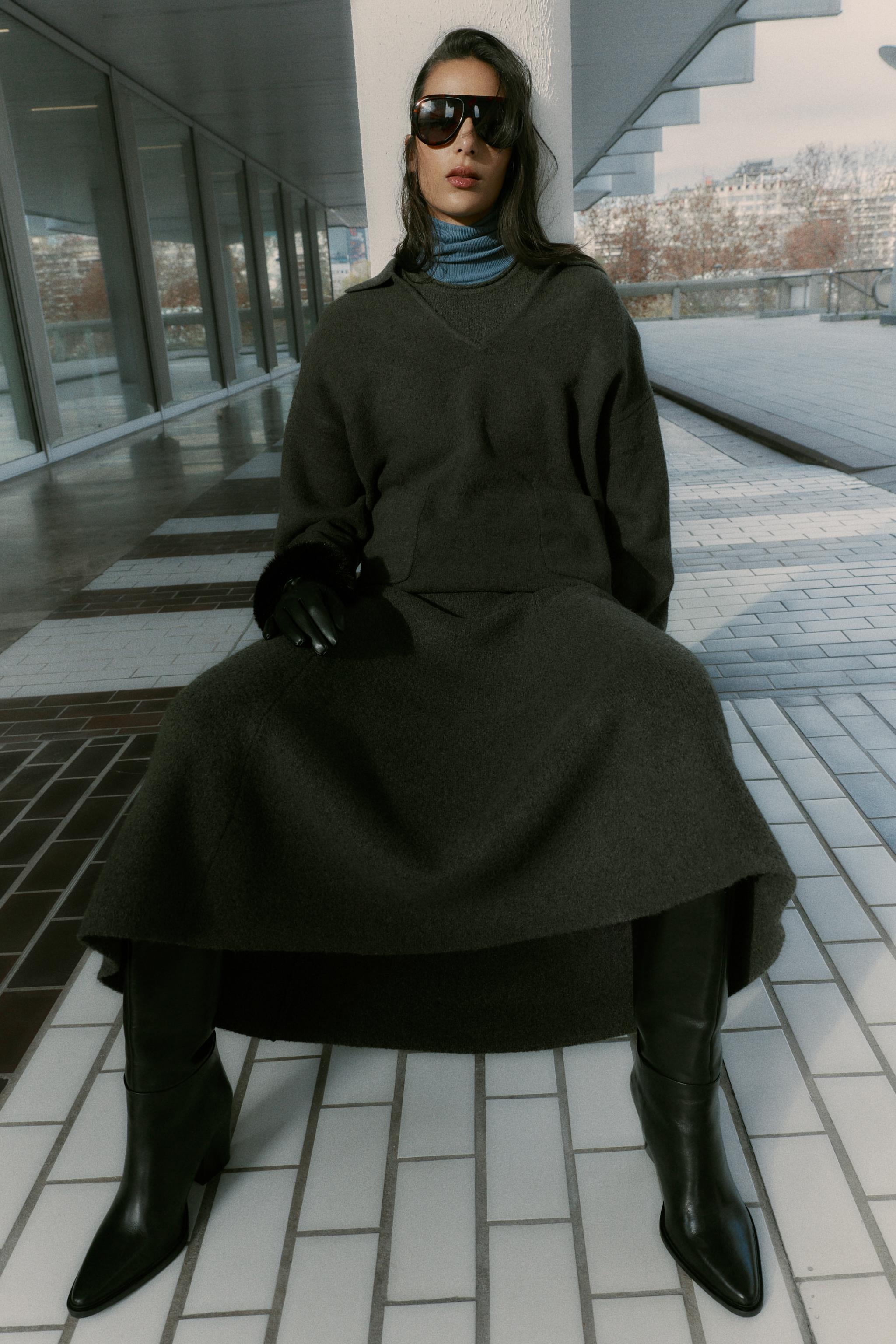 Soft-Touch Plain Knit Jumper