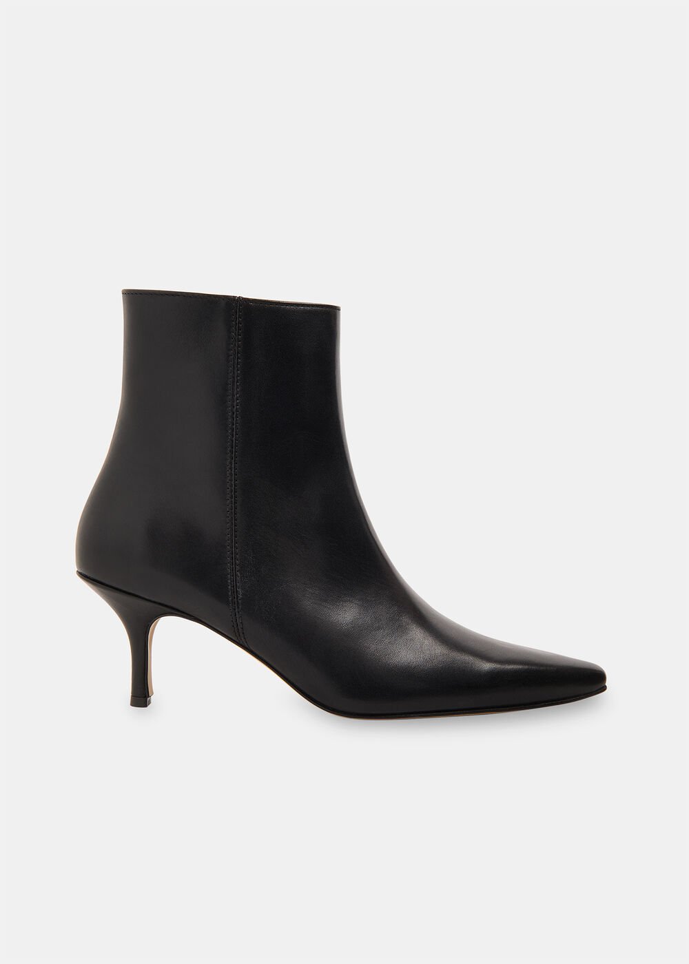 Black Pointed Heeled Boot