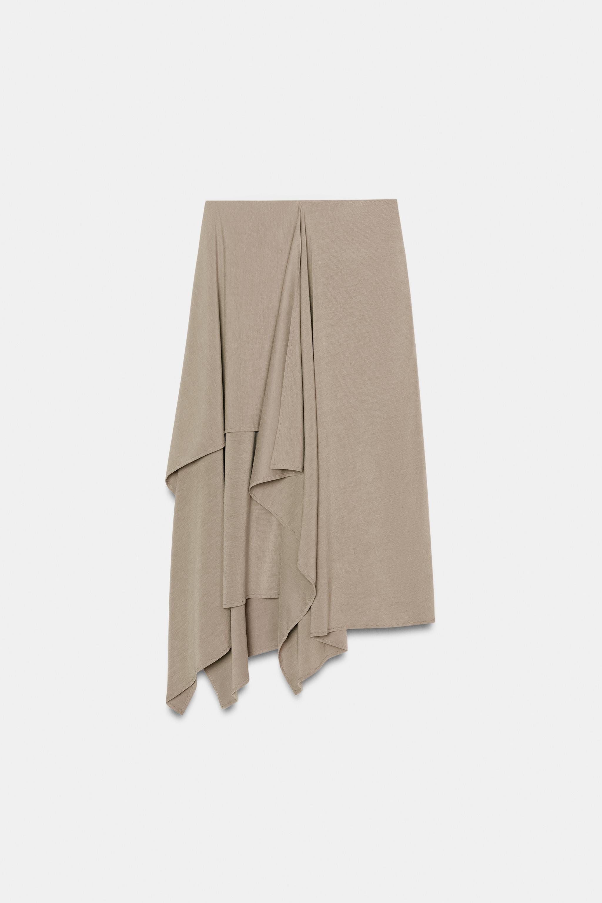 Flowy Asymmetric Skirt