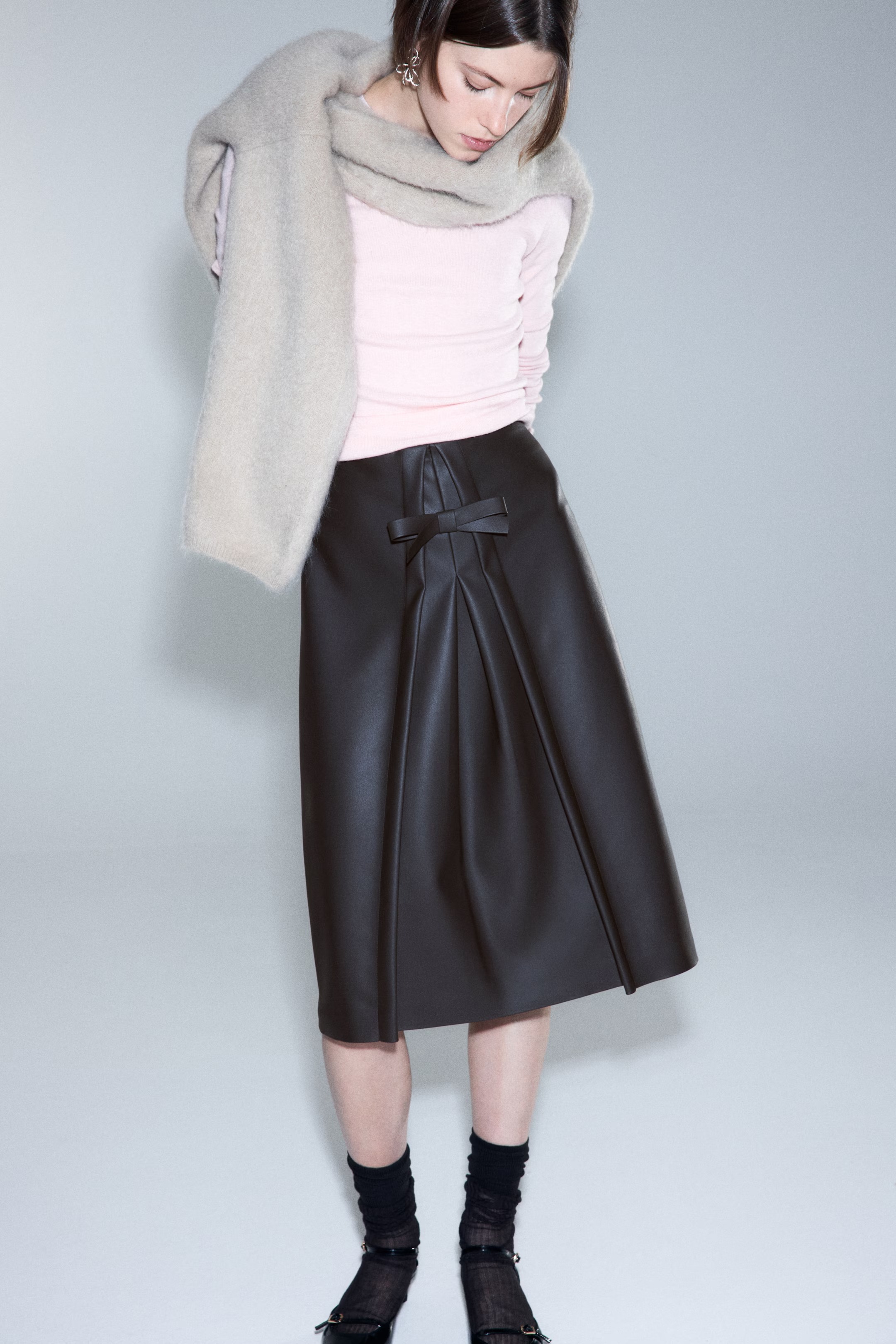 h&amp;amp;m, Bow-Front Skirt