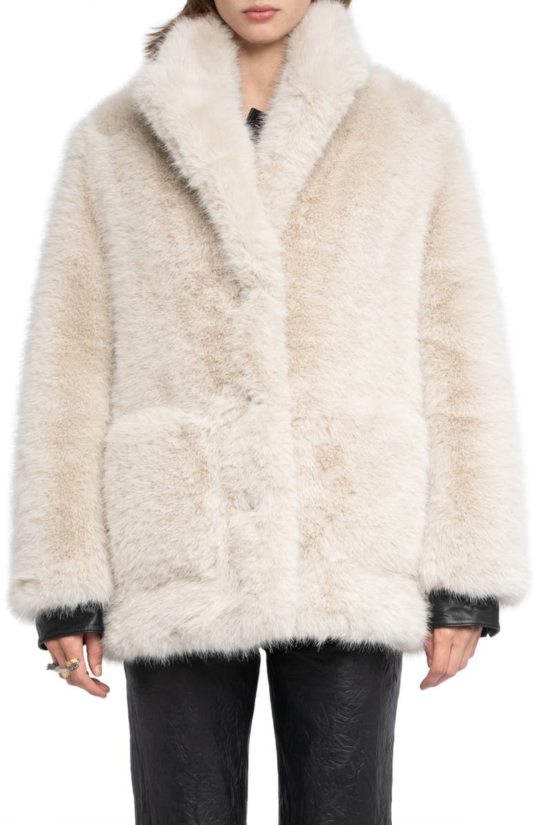 Fleur Faux Fur Coat