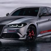 Alfa Romeo Debuts the Yacht-Inspired Giulia Quadrifoglio Luna Rossa at Brussels Motor Show