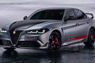 Alfa Romeo Debuts the Yacht-Inspired Giulia Quadrifoglio Luna Rossa at Brussels Motor Show