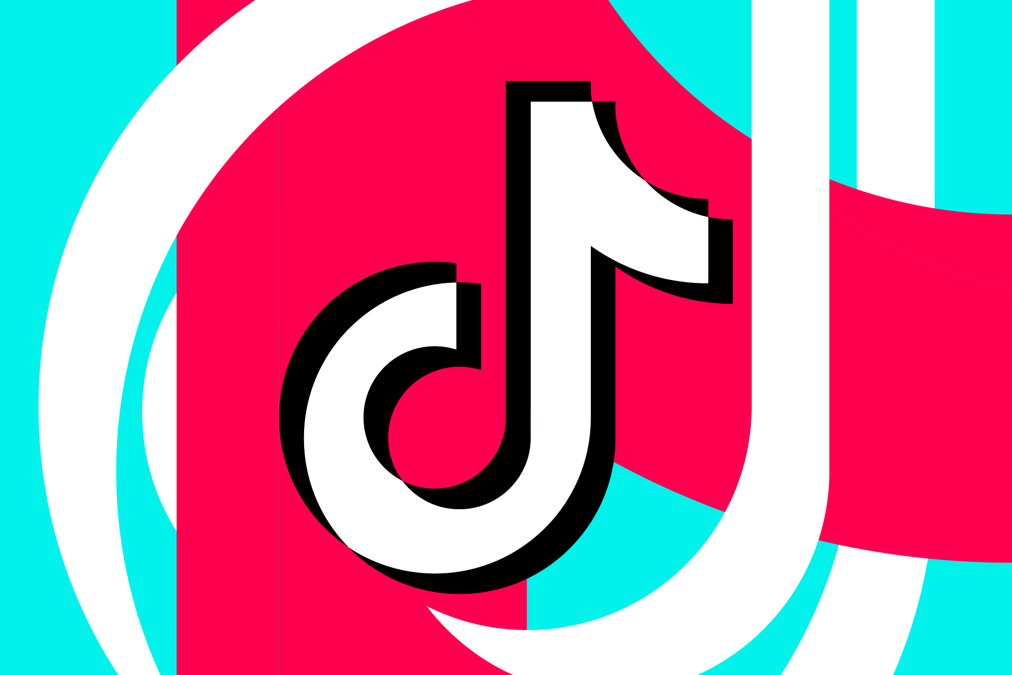 Vector art of the TikTok logo.