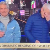 Anderson Cooper Performs a Dramatic Reading of Taylor Swift's "Wood" on New Year's Eve