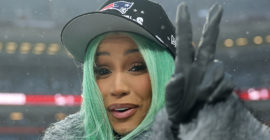 Cardi B Is Lit After Stefon Diggs & His New England Patriots Punch Ticket To Super Bowl 60