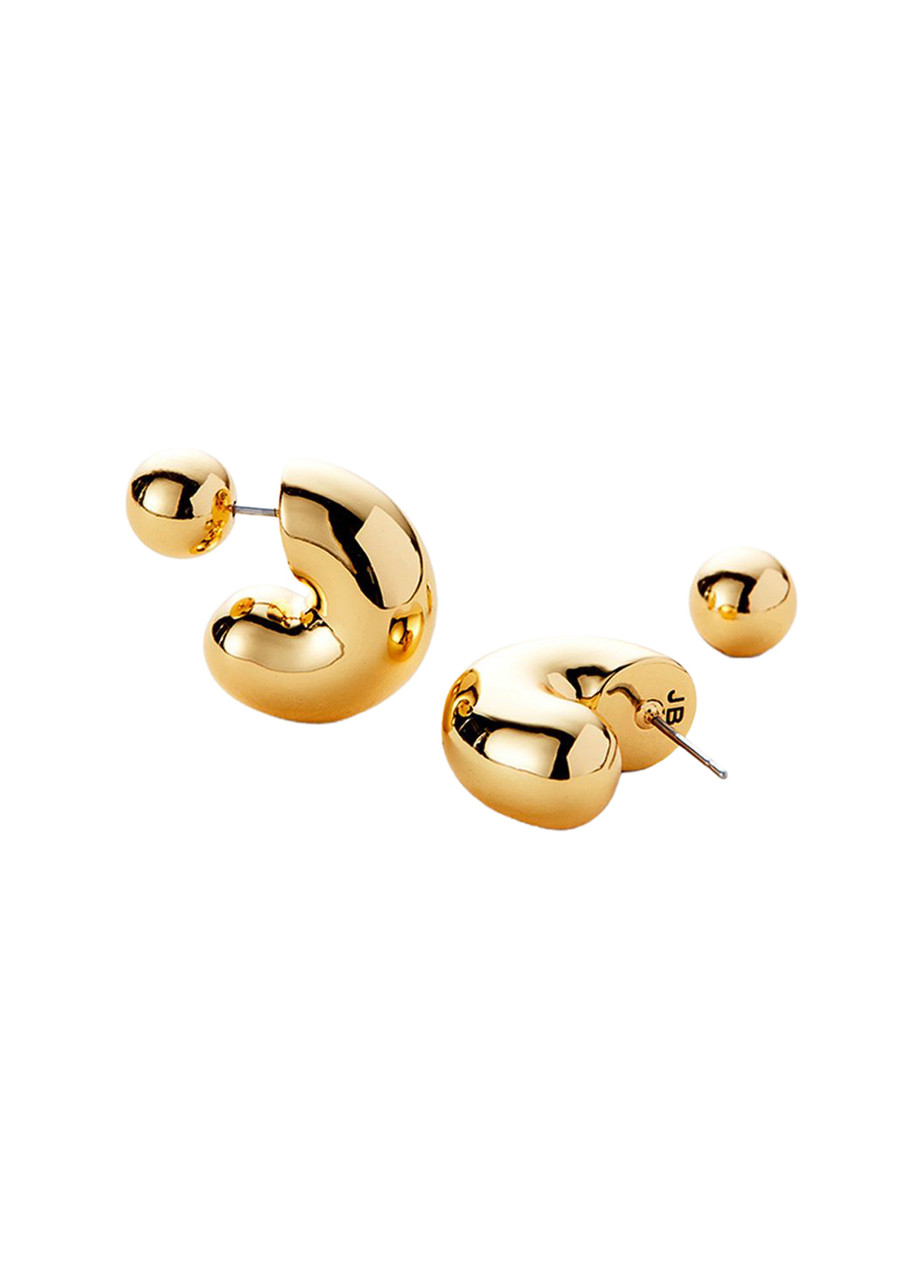 Tome 14k Gold Hoop Earrings