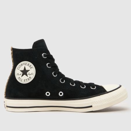 Converse All Star Hi Winterluxe Leopard in Black Multi