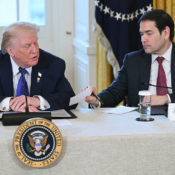 Donald Trump Clowned After Reading Private Note From Marco Rubio Out Loud During Meeting With Oil Execs