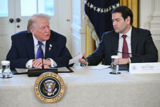 Donald Trump Clowned After Reading Private Note From Marco Rubio Out Loud During Meeting With Oil Execs