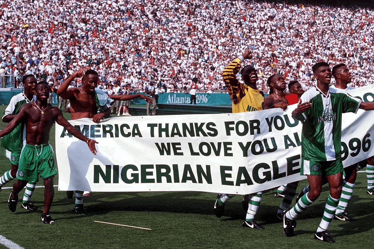 drake ramberg interview nike football 90s premier league kits jerseys arsenal fc nigeria super eagles 2026 fifa world cup design