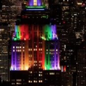 Empire State Building Honors Bob Weir with Tie-Dye Lighting
