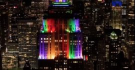 Empire State Building Honors Bob Weir with Tie-Dye Lighting