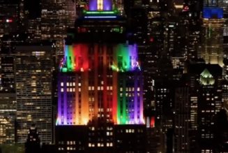 Empire State Building Honors Bob Weir with Tie-Dye Lighting