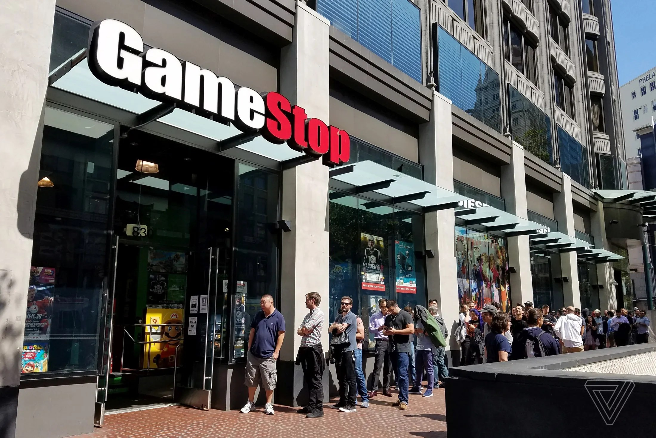 GameStop line