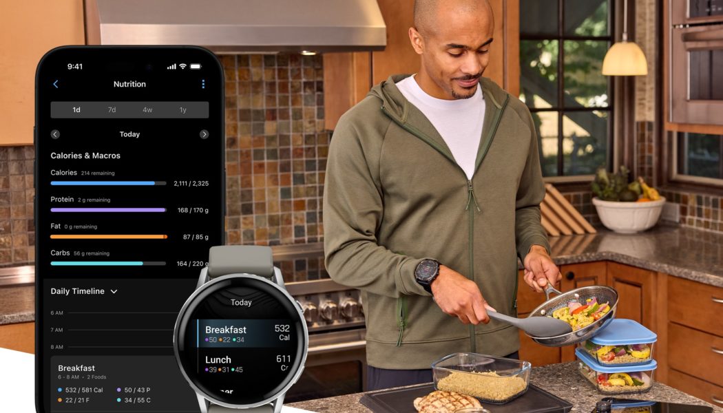 Garmin now offers nutrition tracking