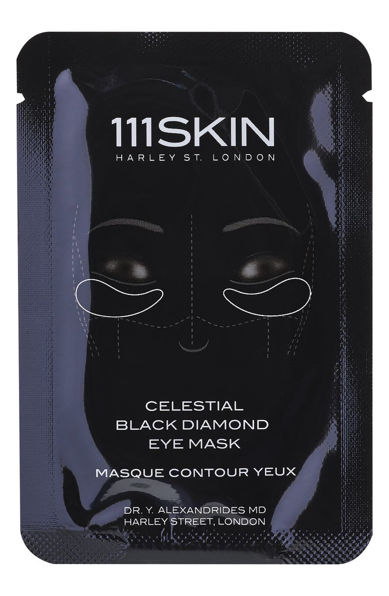 8-Pack Celestial Black Diamond Eye Mask