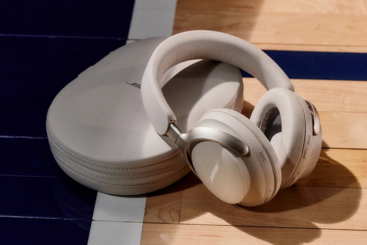 The Bose QuietComfort Ultra Headphones with its case.