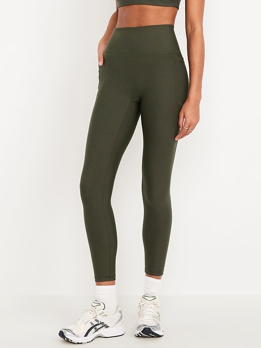 Extra-High Waisted Powersoft Boundless 7/8 Pocket Leggings &amp;ndash; No Front Seam