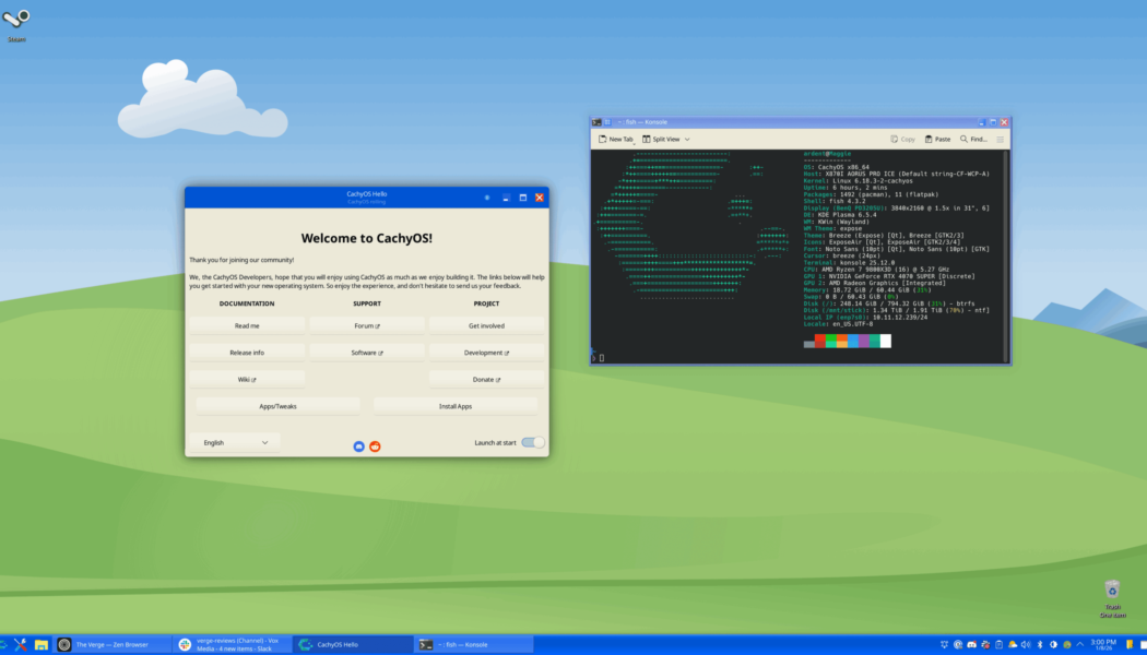 I replaced Windows with Linux and everything’s going great