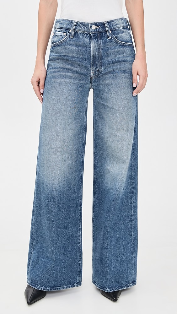 Mother the Ditcher Roller Zip Sneak Jeans
