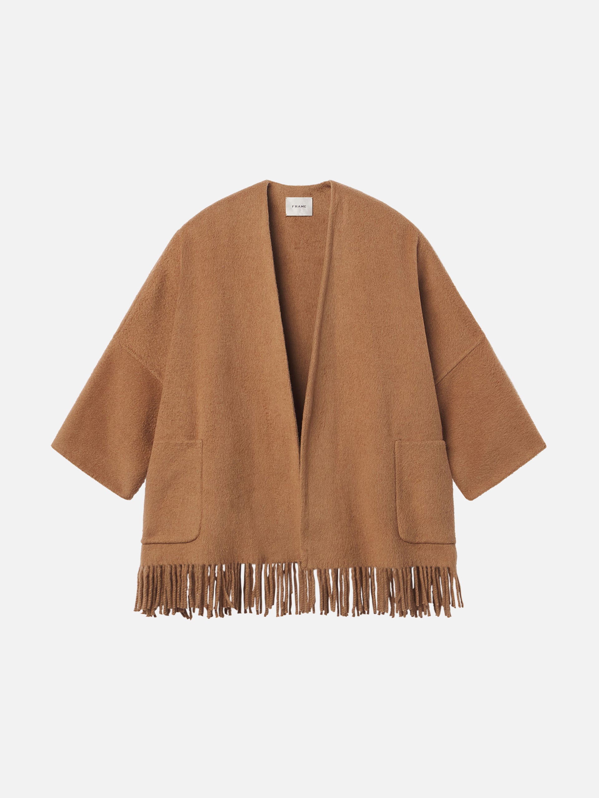 The Fringe Coat -- Camel - Xs / Camel
