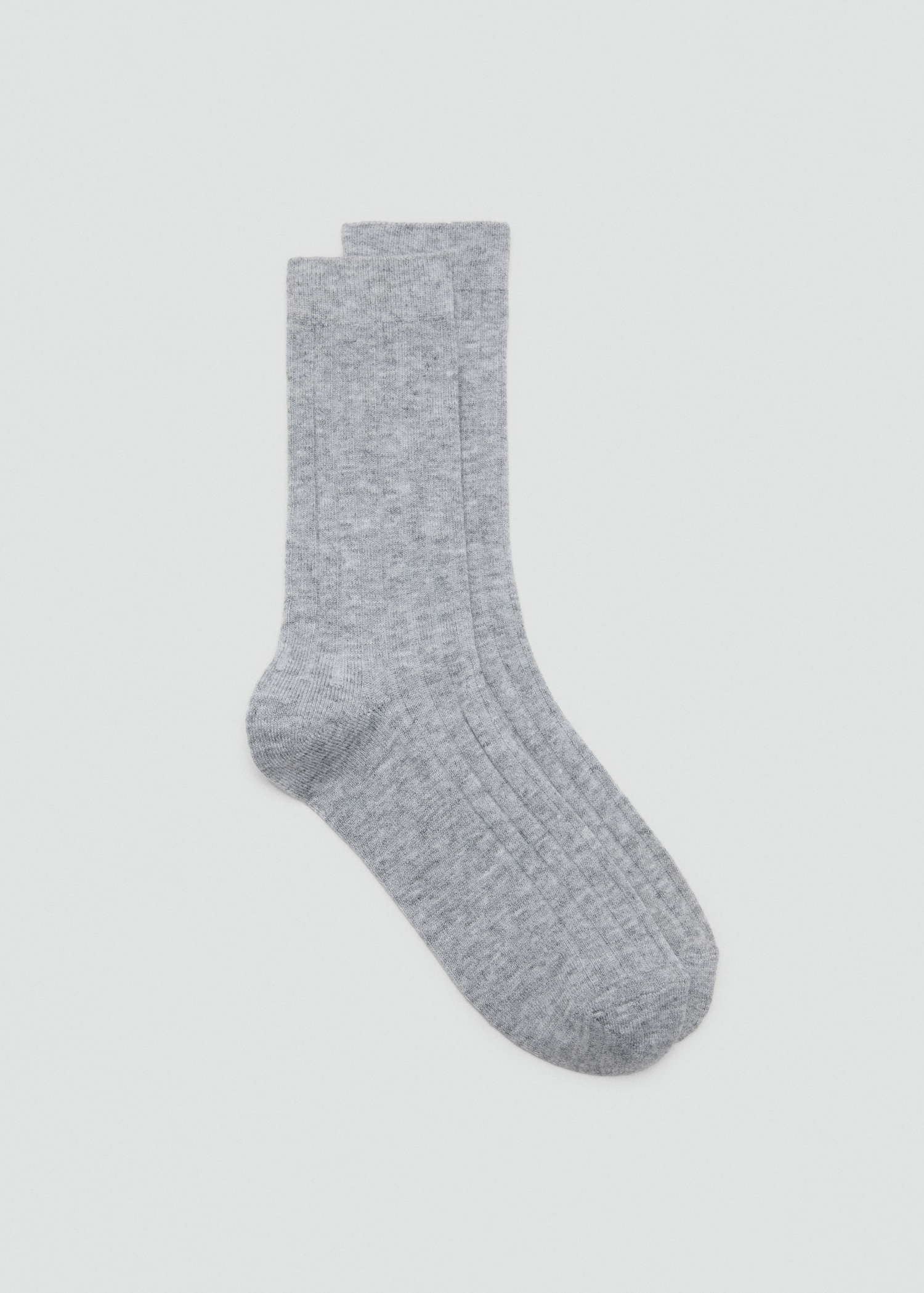 Ribbed Wool Blend Socks - Women | Mango Usa