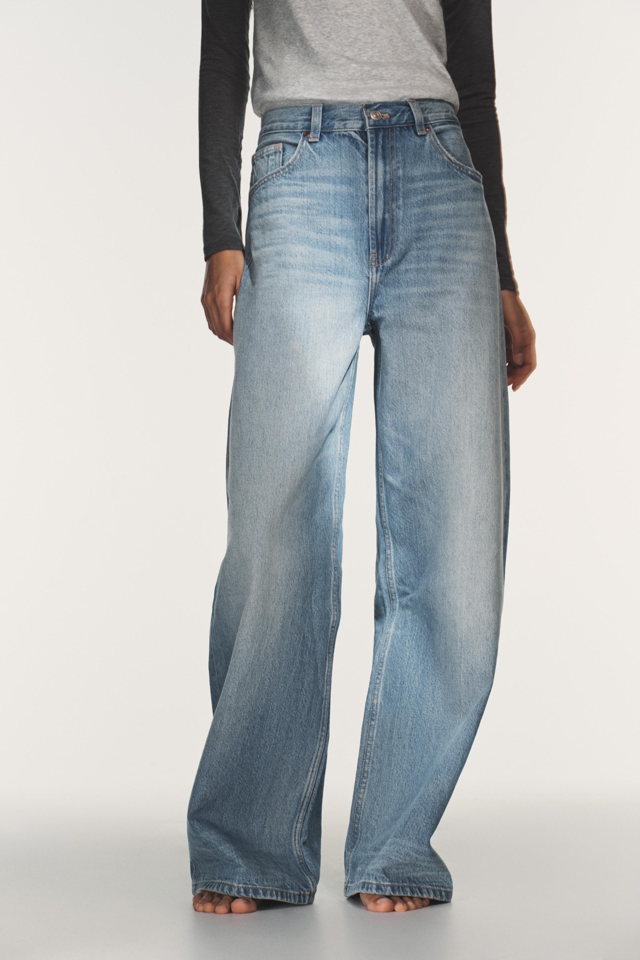 Trf Extra Wide Leg High-Waist Jeans