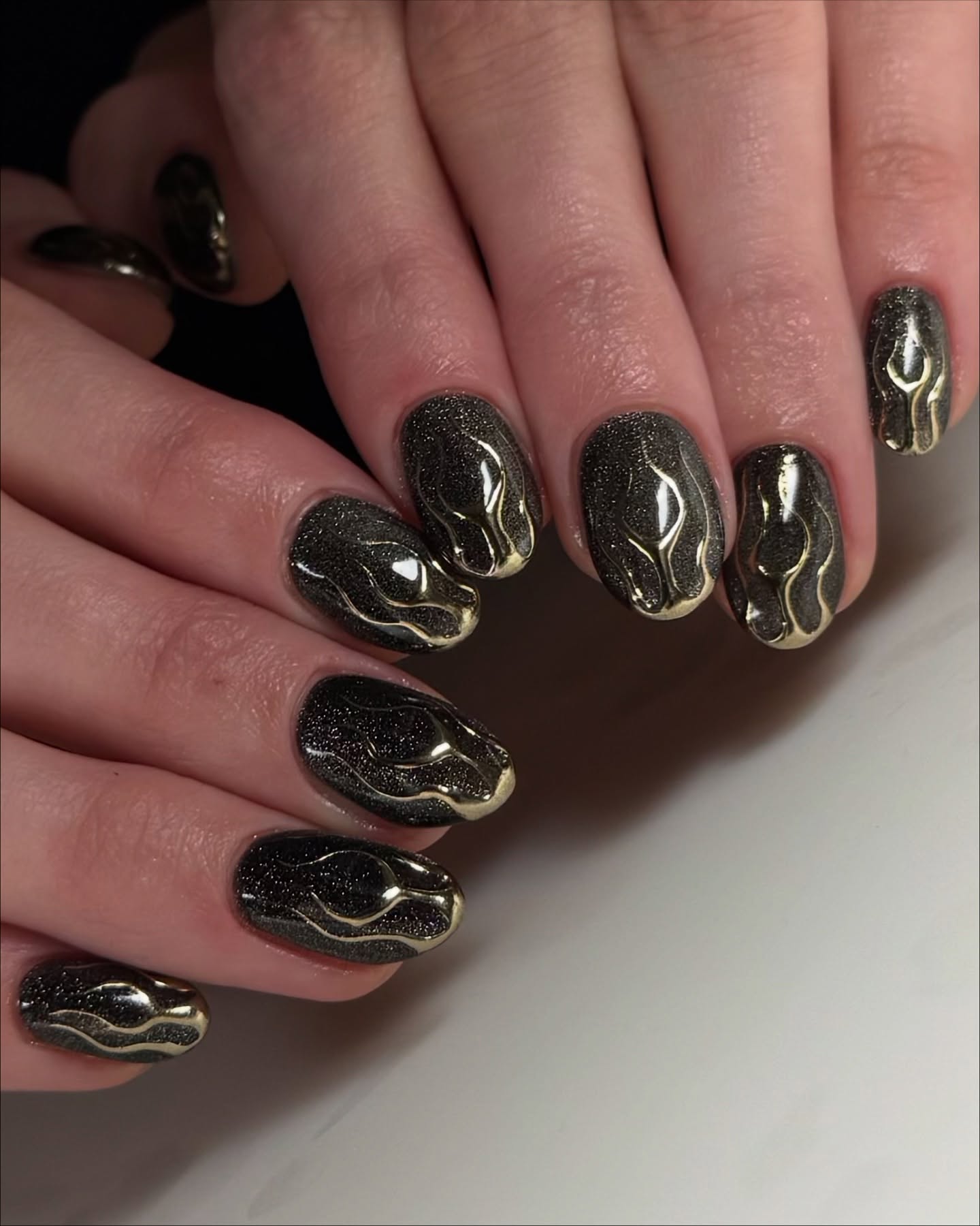 nail art on short nails