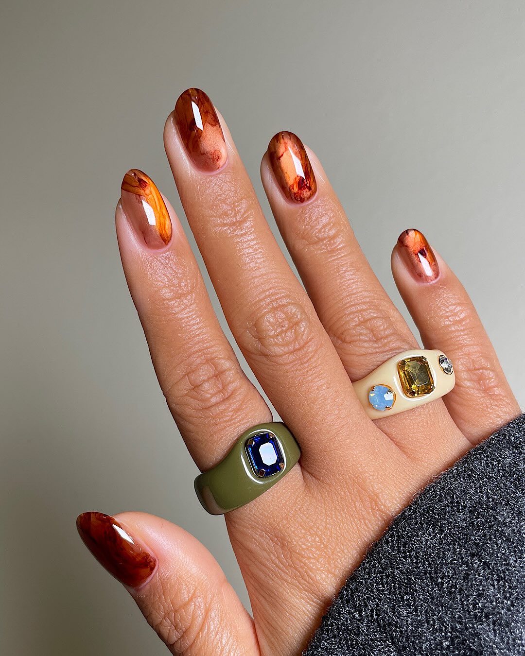 nail art on short nails