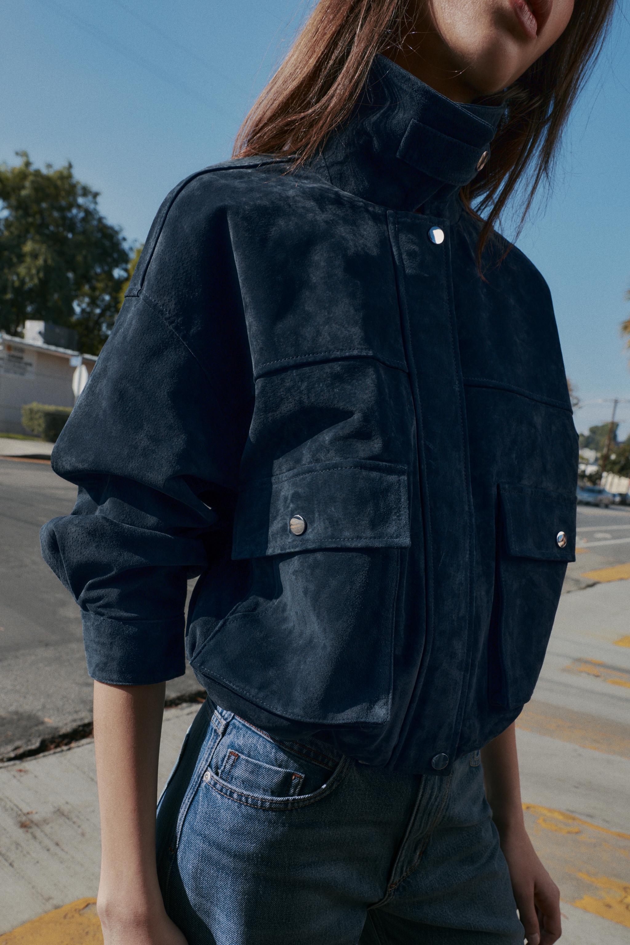 100% Leather Bomber Jacket