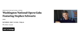 Kennedy Center Says Stephen Schwartz Didn’t Cancel, Because He Was Never Booked