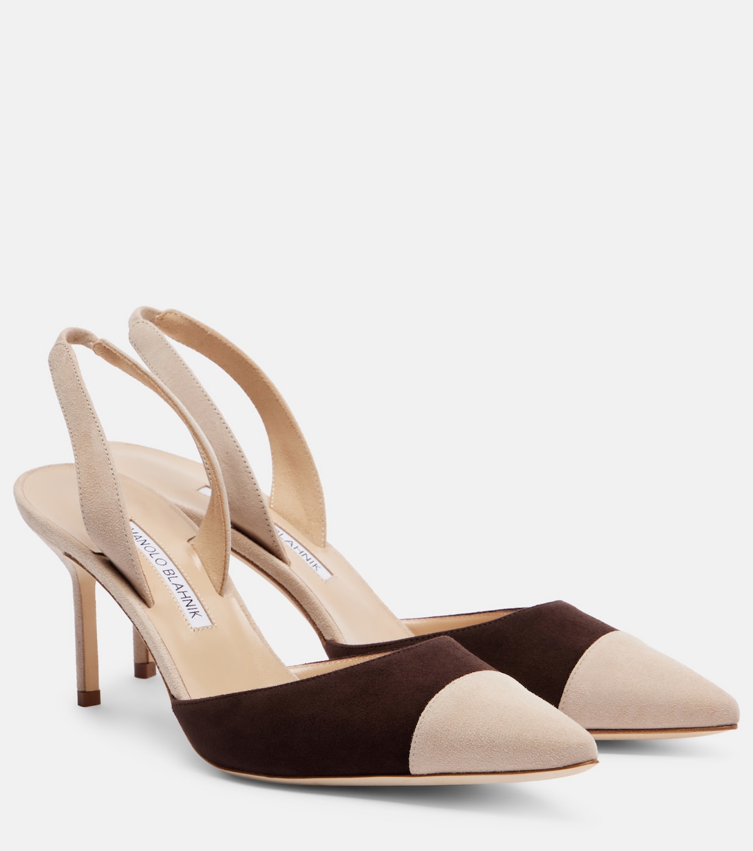 Capsli 70 Suede Slingback Pumps
