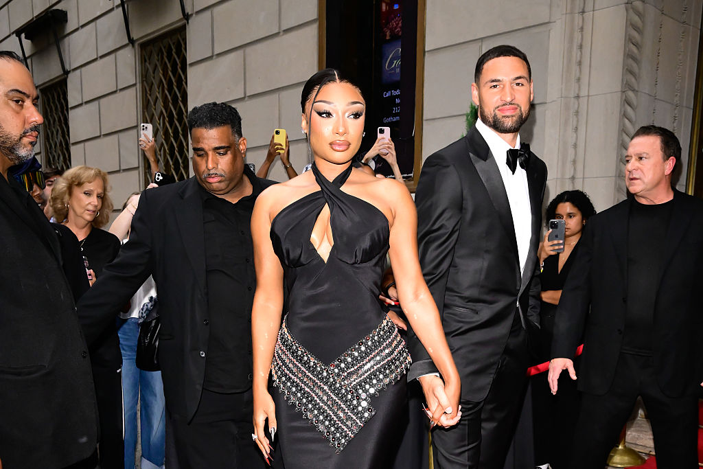 Megan Thee Stallion Grinds On Klay Thompson During Date Night 