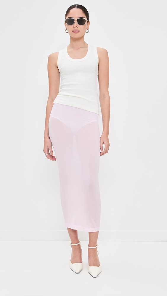 Wardrobe.nyc Sheer Tube Skirt