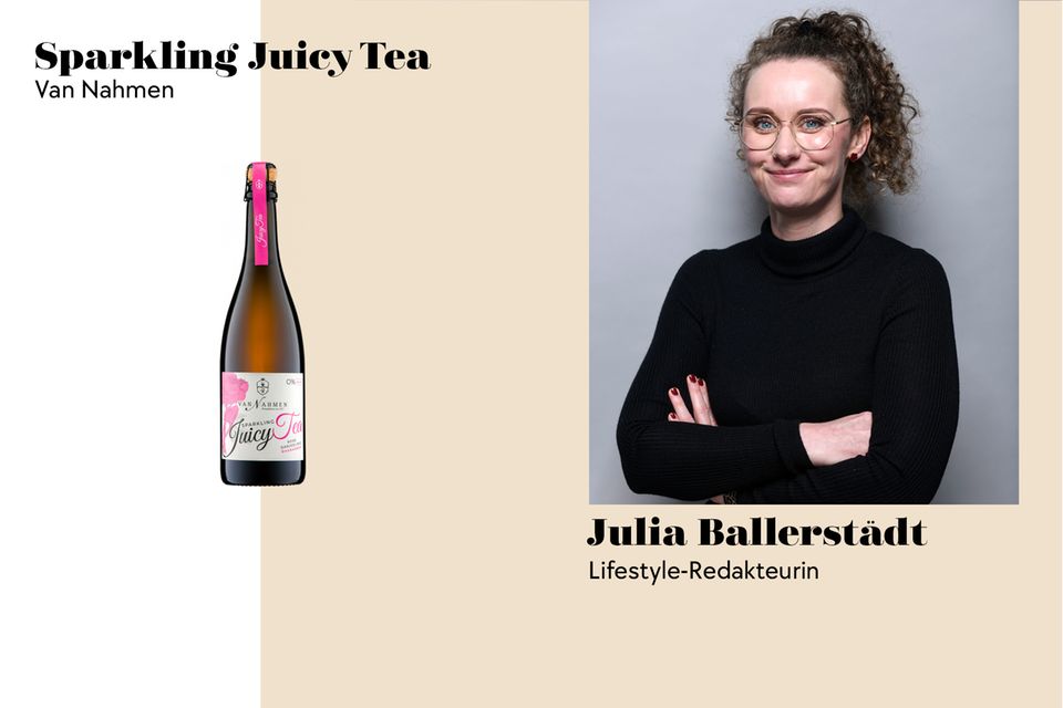 Tee, Saft und Sparkle – ob der alkoholfreie Aperitif Redakteurin Julia überzeugt?