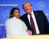 Nicki MAGA Minaj Shows Off Her Gold Trump Visa After Praising Him At A News Conference