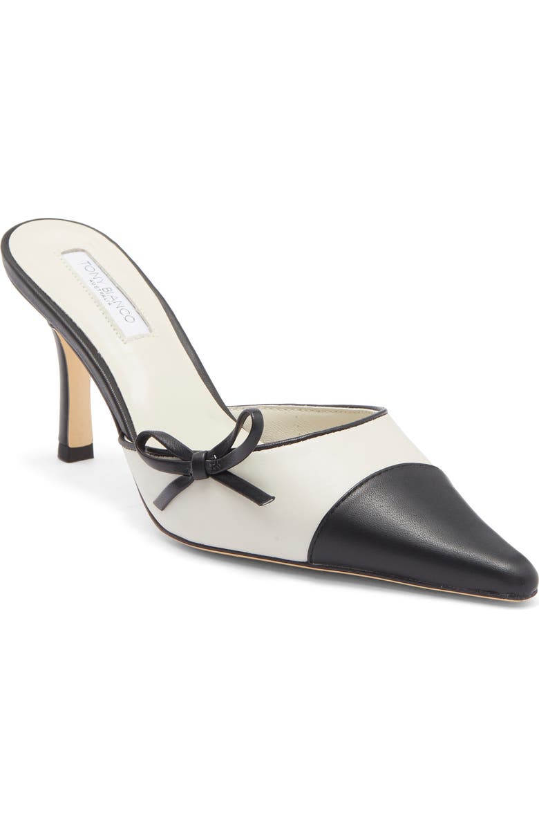 Shirley Pointed Cap Toe Mule