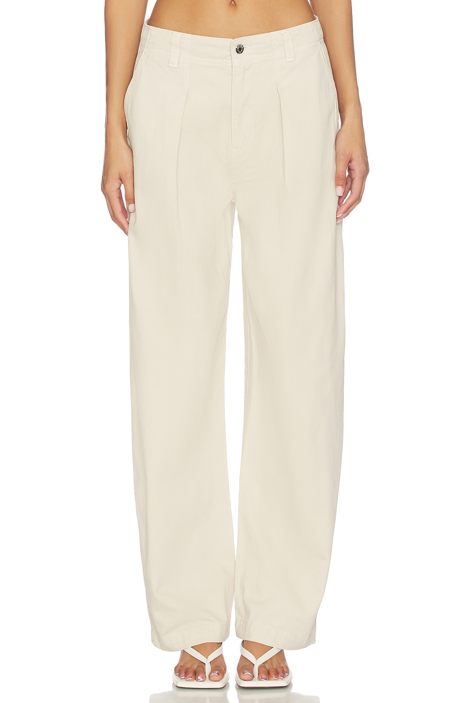 Eden Plated Barrel Trouser