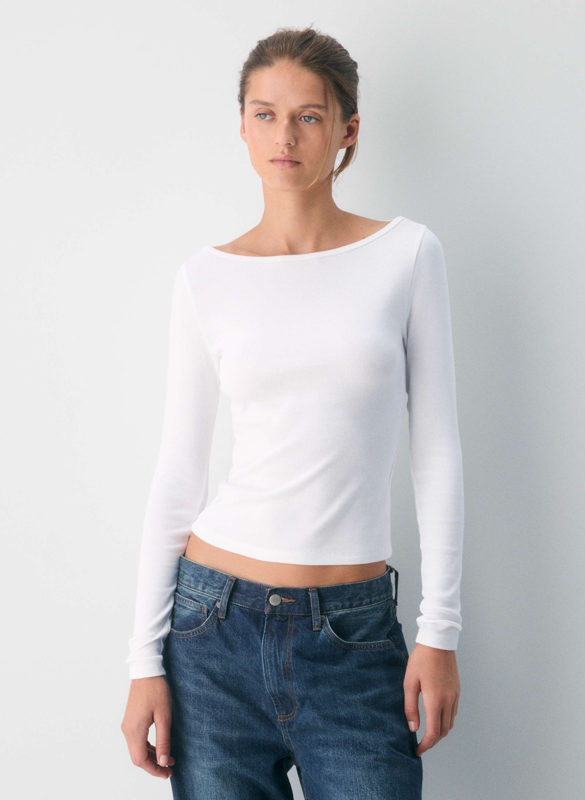 Aritzia, Homestretch Rib Airwave Boatneck Longsleeve