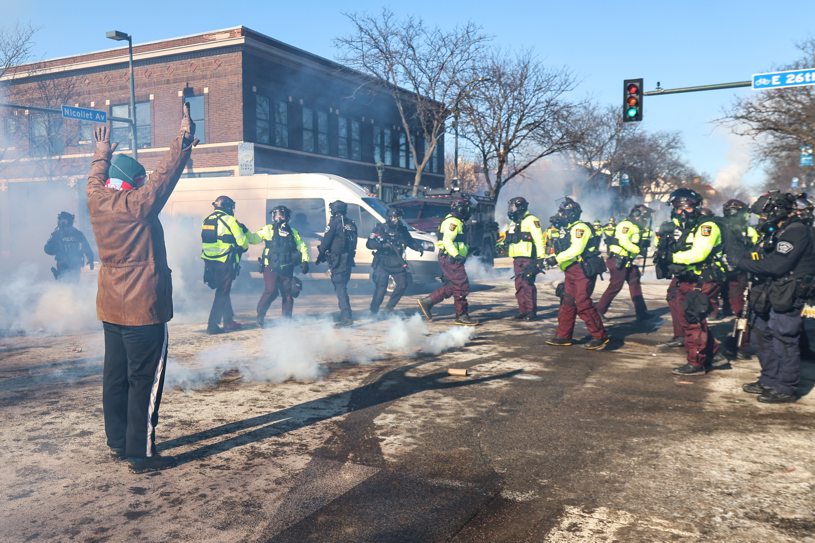 Protests in South Minneapolis After Killing of 37-Year-Old Alex Pretti by Federal Officers