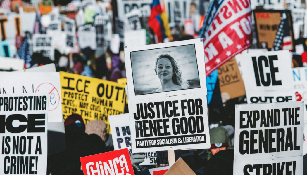 On the ground with thousands of anti-ICE protestors