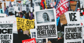 On the ground with thousands of anti-ICE protestors